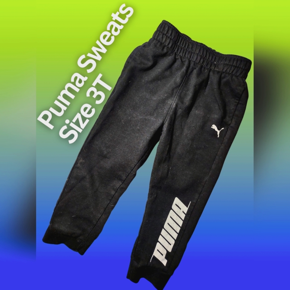 Black Puma Jogger Sweatpants size 3T